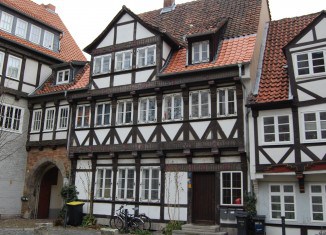 Haus Hinter der Magnikirche 4 hat eine Kriegslücke geschlossen. Foto: Thomas Ostwald