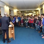 Begrüßung der Teilnehmer in der Kategorie „Schüler experimentieren“. Foto: Andreas Greiner-Napp