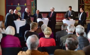 Gerhard Glogowski (rechts) während des Symposiums. Foto: Die Braunschweigische Stiftung