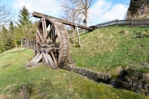 Wasserrad am Carler Teich. Foto: Stiftung Braunschweigischer Kulturbesitz/Andreas Greiner-Napp