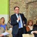 Tobias Henkel (Direktor der Stiftung Braunschweigischer Kulturbesitz) während der Veranstaltung. Foto: Andreas Greiner-Napp