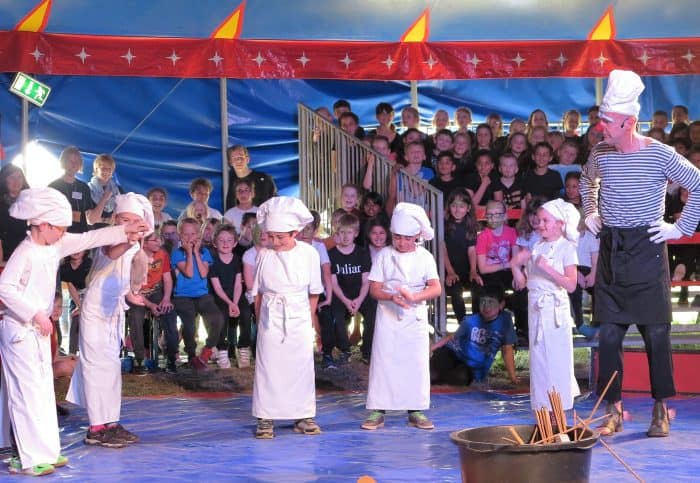 Die Kinder hatten viel Spaß daran, selber Zirkus zu machen. Foto: Susanne Jasper