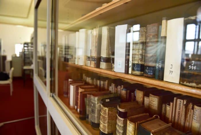 Der Lesesaal der Bibliothek der alten Universität Helmstedt steht bald wieder für Forschungsarbeiten zur Verfügung. Foto: Andreas Greiner-Napp