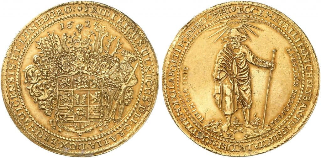 Teuerste deutsche Münze im Schloss­mu­seum