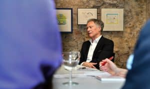 Joachim Prüsse und seine Ehefrau Karin ermöglichen die Ausstellung mit ihrer Stiftung. Foto: Prüsse Stiftung/Andreas Greiner-Napp