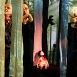Das Stück ist für eine Kammermusikbesetzung mit Flöte, Violine, Violoncello und Cembalo bearbeitet worden. Foto: Figurentheater Fadenschein