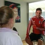 HSV-Profi Ahmet Arslan im Volkspark-Stadion in Hamburg. Foto: SportXperten