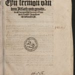 Titelseite von Luthers Schrift „Sermon von Ablass und Gnade“, von der ein Exemplar noch in Wolfenbüttel existiert. Foto: Oswald