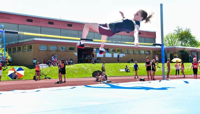 Der Hochsprung war beim „Mehrkampfcup Braunschweiger Land“ den älteren Jahrgängen vorbehalten. Foto: Andreas Greiner-Napp