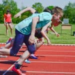 Auf die Plätze, fertig, los: Sprints über verschiedene Distanzen (50, 75 und 100 Meter) sind bei der 17. Auflage des Leichtathletik-Teamwettbewerb Pflicht. Foto: Andreas Greiner-Napp