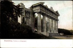 Alte Postkarte vom Portikus. Archiv: Thomas Ostwald