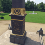 Die Inschriften wurden restauriert (Foto vor der Restaurierung). Foto: das medienatelier