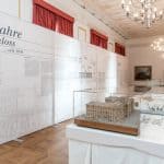 Blick in den Weißen Saal mit den Schlossmodellen. Foto: Schlossmuseum/Küstner