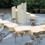 Das Modell von der St.-Thomas-Kirche mit Gemeindezentrum. Foto: meyermedia