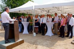 Ulrich Markurth während seiner Ansprache. Foto: Siegfried Nickel