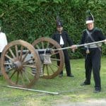 Das Herzoglich Braunschweigische Feldcorps ist traditionell auf dem Riddagshäuser Dorfmarkt vertreten. Foto: Riddagshäuser Bürgerschaft