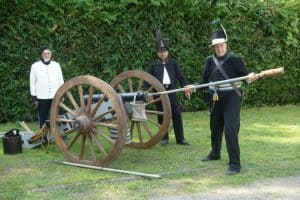 Das Herzoglich Braunschweigische Feldcorps ist traditionell auf dem Riddagshäuser Dorfmarkt vertreten. Foto: Riddagshäuser Bürgerschaft