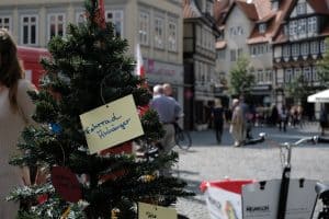 Der Verein Reka e.V. sammelte Ideen für umweltfreundliche Weihnachtsgeschenke. Foto: Meike Buck