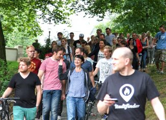 Die erste Folge der Stadtfinder führte entlang der Oker. Foto: Stephen Dietl.