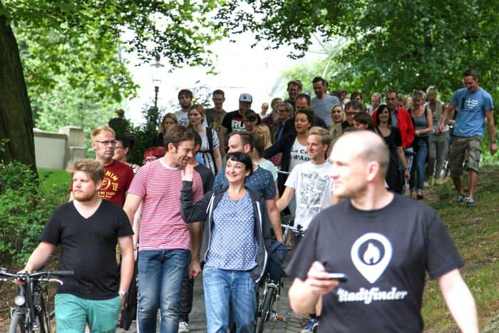 Die erste Folge der Stadtfinder führte entlang der Oker. Foto: Stephen Dietl.