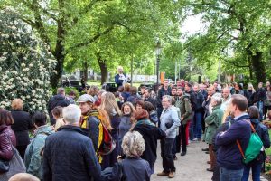 Kulturelle Beiträge auf dem Weg der Stadtfinder. Foto: Stephen Dietl.