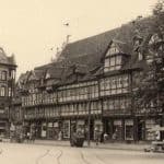 Ansicht der Häuserseite vom Gewandhaus. Foto: Archiv Ostwald