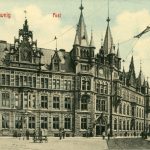 Oberpostdirektion in der Friedrich-Wilhelm-Straße. Bildnachweis: Stadtarchiv Braunschweig (H XVI: E V 4)