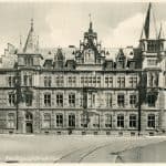 Oberpostdirektion in der Friedrich-Wilhelm-Straße. Bildnachweis: Stadtarchiv Braunschweig (H XVI: E V 4)