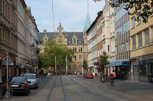 Blick auf die ehemalige Hauptpost heute. Foto: Thomas Ostwald