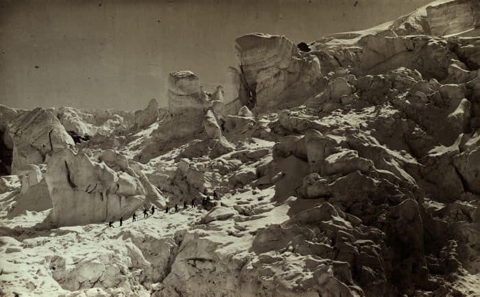 Louis Auguste Bisson und Auguste Rosalie Bisson: Ersteigung des Mont Blanc, Museum für Photographie.