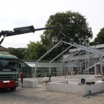 Bauphase im Sommer 2017. Foto: Botanischer Garten