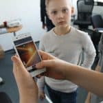 Auf dem Smartphone funktioniert die selbst entwickelte App. Foto: Der Löwe