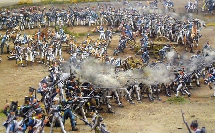 Diorama stellt die Schlacht gegen Napoleon nach. Foto: Museum Hassenhausen