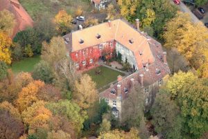 Der Schlosspark in Wendhausen aus der Luft: Foto: Braunschweigische Landschaft/ Thomas Liebig