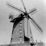 Das Foto zeigt die Mühle im Jahr 1892. Foto: Archiv Verein zur Erhaltung und Förderung der Holländer-Windmühle Wendhausen