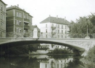 Die Gaußbrücke im Jahr 1905. Foto: Stadt Braunschweig