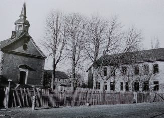 Kirche in Runstedt kurz vor dem Abriss Ende der 50 er Jahre. Foto: LK Helmstedt, Kreisheimatpflege