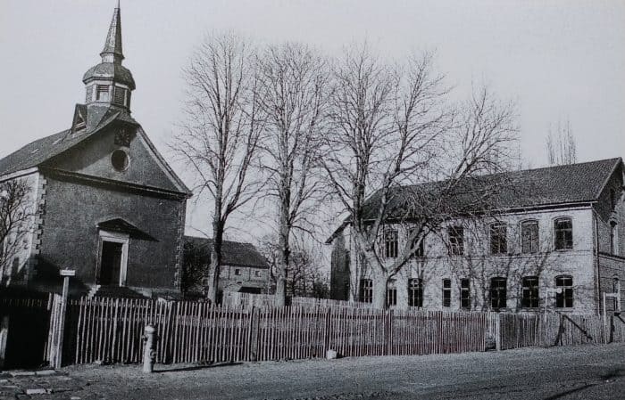 Kirche in Runstedt kurz vor dem Abriss Ende der 50 er Jahre. Foto: LK Helmstedt, Kreisheimatpflege