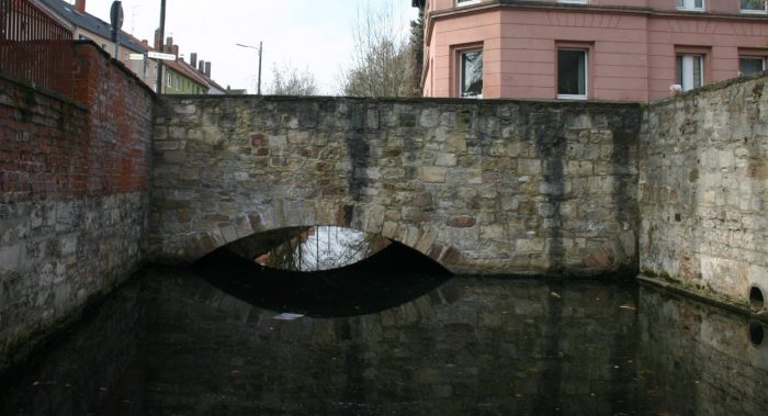 Die Brücke an der Neustadtmühle, Nordwest-Ansicht. Foto: Elmar Arnhold