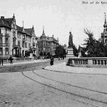 Blick in die frühere Kaiser-Wilhelm-Straße. Foto: Archiv
