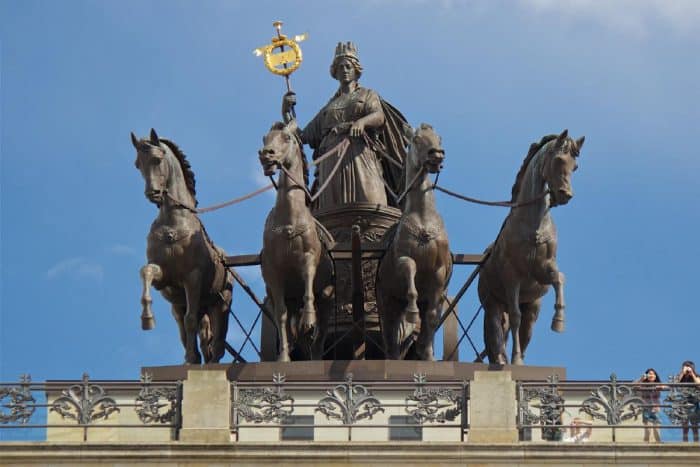 Die Braunschweiger Quadriga. Foto: Schlossmuseum / Andreas Greiner-Napp