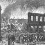 Schlossbrand 1830. Foto: Archiv Biegel