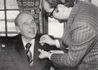 Foto 1: Richard Borek II. (links) gründete 1968 die Bürgerschaft Riddagshausen. Foto: Bürgerschaft