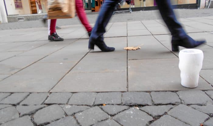 So sieht die Gruppe der Punker auf die Stadt. Foto: Diakonischen Gesellschaft