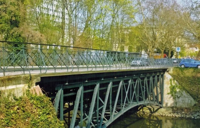 Die Pockelsbrücke, Südostansicht. Foto: Arnhold