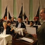 Henning Borek, Vorsitzender der Bürgerschaft Riddagshausen, begrüßte rund 200 Gäste im Landgasthaus „Grüner Jäger“. Foto: Bürgerschaft