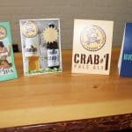 Vier Biersorten werden hergestellt: Südsee India Pale Ale, Gala Hell, Crab#1 Pale Ale und Brunswiek Alt. Foto: Der Löwe