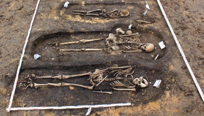 Die Skelette von Gevensleben wurden auf das Jahr um 700 n.Chr. datiert. Foto: Seminar für Ur- und Frühgeschichte der Georg-August-Universität Göttingen