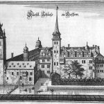 Schloss Hessen als Merian-Stich, um 1650. Foto IBR