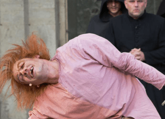 Szene aus „Der Glöckner von Nore Dame“. Foto: Gandersheimer Domfestspiele